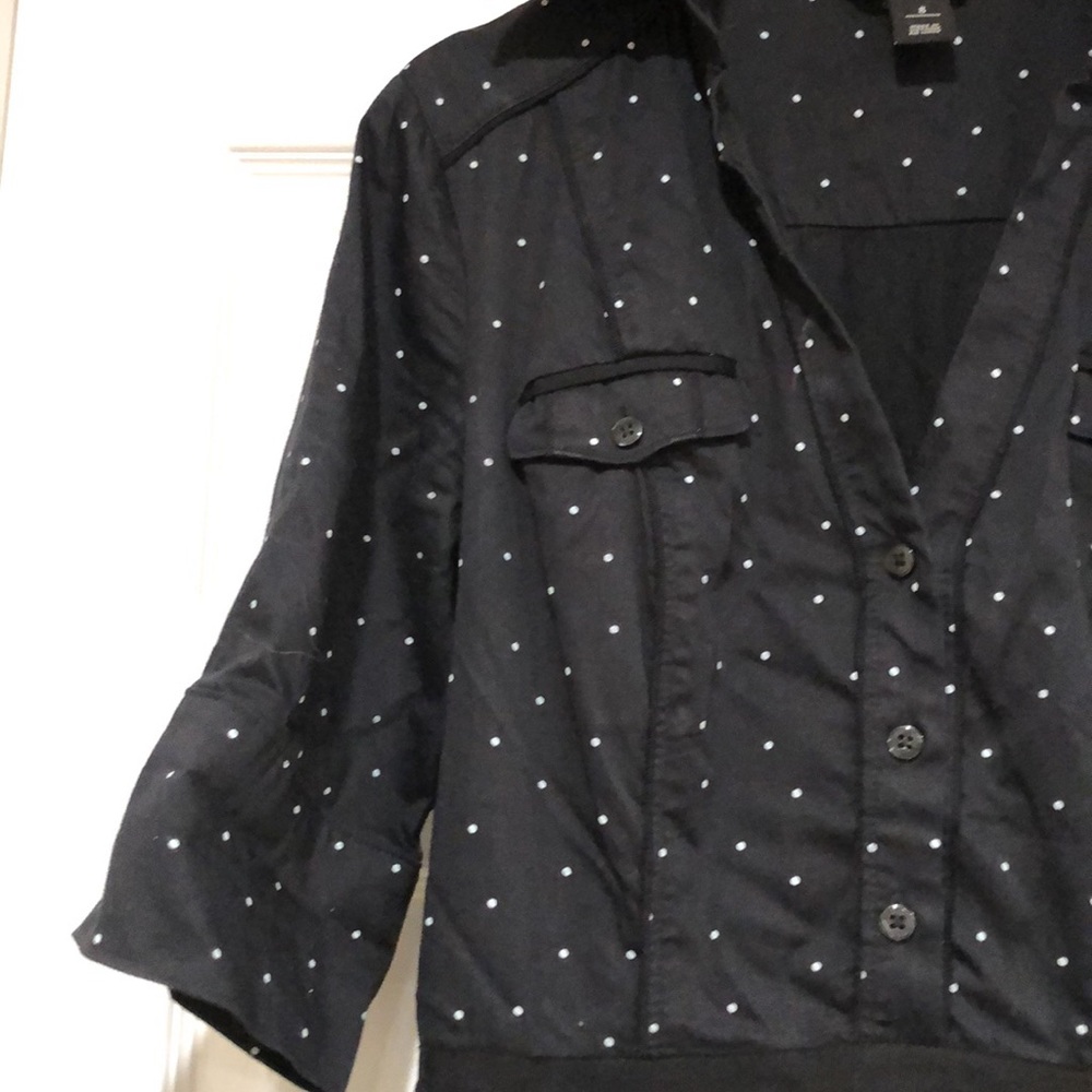 White House Black Market Polka dot Midi Dress - Picture 4 of 14